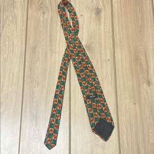 Hugo Boss Multicolor Geometric Tie